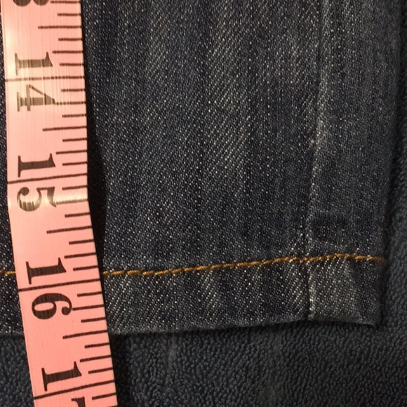 F21 Denim Jean A line Mini Skirt Zip Front O Ring XL 12 - Picture 10 of 11